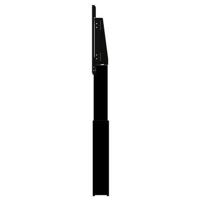Conen SCETAWLB Motorized Monitor Wall Mount, 50 Cm Of Vertical Travel Column Black Anodized, Center Of Display 99,5 - 149,5 Cm