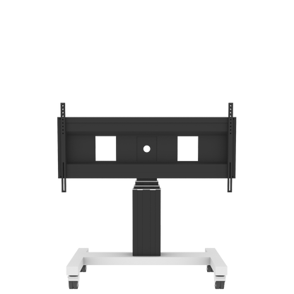 Conen SCEXL3535B Motorized Mobile Xl Flat Screen Tv & Monitor Cart, 70 Cm Of Vertical Travel Column Black Anodized, H-style Base