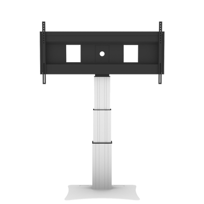 Conen SCEXLP3535 Motorized Xl Display Mount & Monitor Stand, 70 Cm Of Vertical Travel Column Silver Anodized, Floor Plate