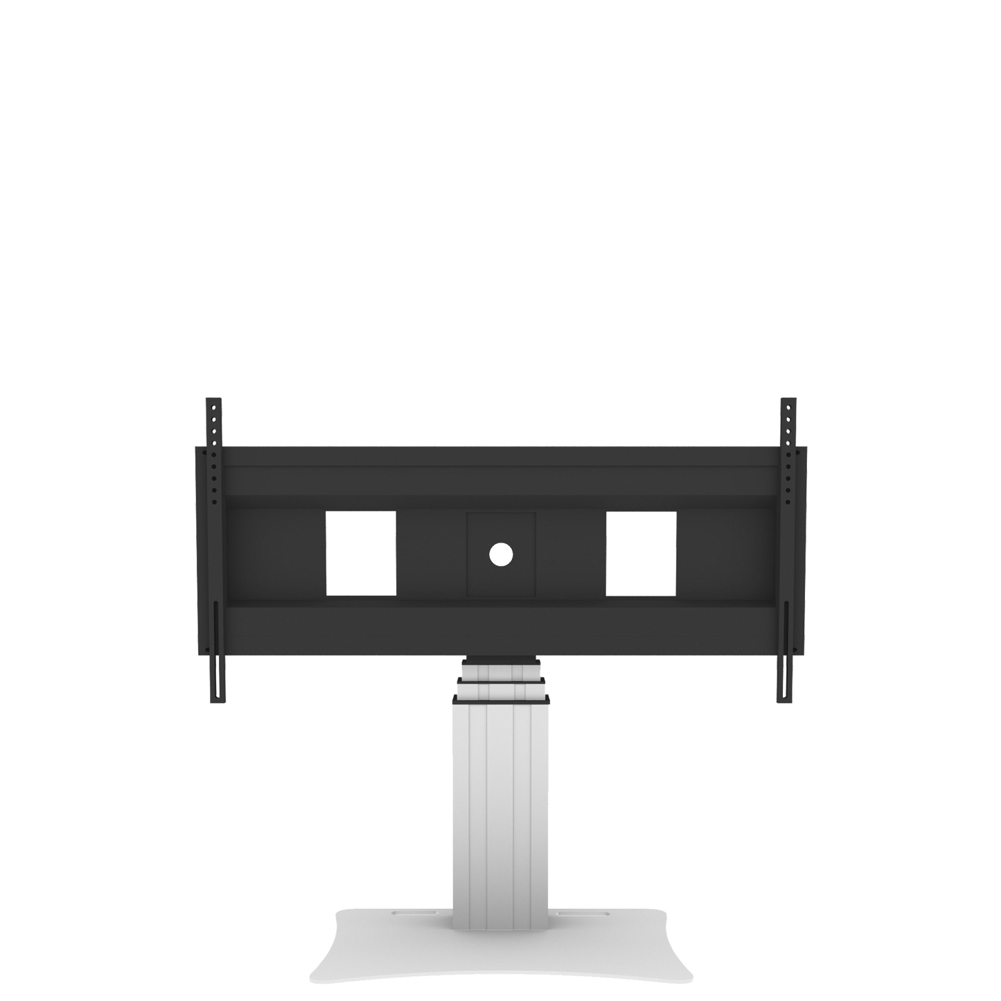 Conen SCEXLP3535 Motorized Xl Display Mount & Monitor Stand, 70 Cm Of Vertical Travel Column Silver Anodized, Floor Plate