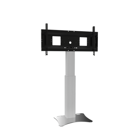 Conen SCEXLP Motorized Xl Display Mount & Monitor Stand, 50 Cm Of Vertical Travel Column Silver Anodized, Center Of Display 121 - 171 Cmfloor Plate
