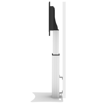 Conen SCEXLP Motorized Xl Display Mount & Monitor Stand, 50 Cm Of Vertical Travel Column Silver Anodized, Center Of Display 121 - 171 Cmfloor Plate