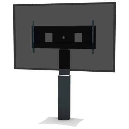 Conen SCEXLPB Motorized Xl Display Mount & Monitor Stand, 50 Cm Of Vertical Travel Column Black Anodized, Center Of Display 121 - 171 Cm, Floor Plate