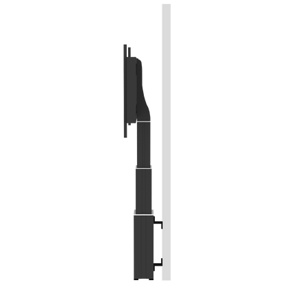 Conen SCEXLW3535B Motorized Xl Monitor Wall Mount, 70 Cm Of Vertical Travel Column Black Anodized