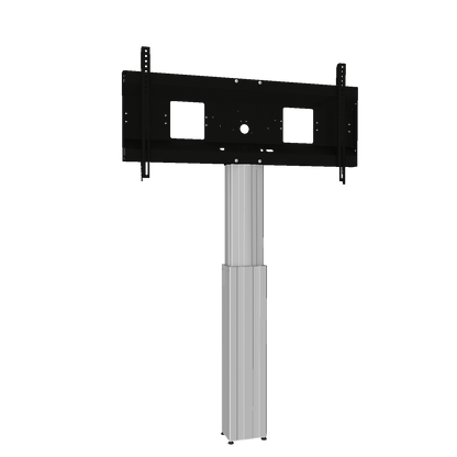 Conen SCEXLW Motorized Xl Monitor Wall Mount, 50 Cm Of Vertical Travel Column Silver Anodized, Center Of Display 121,5 - 171,5 Cm