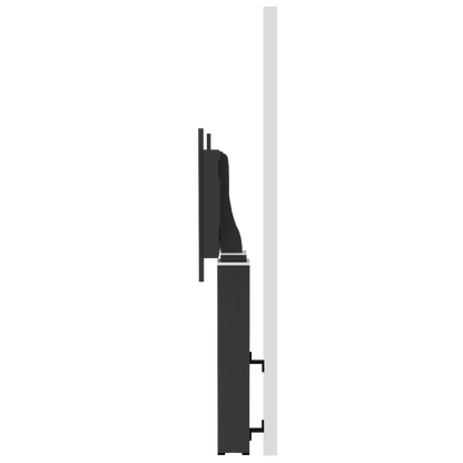 Conen SCEXLWB Motorized XL monitor wall mount, 50 cm of vertical travel column black anodized, center of display 121,5 - 171,5 cm