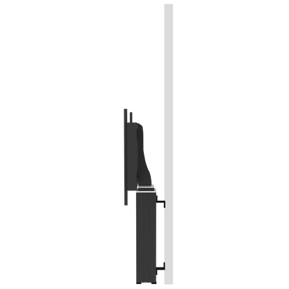 Conen SCEXLWLB Motorized Xl Monitor Wall Mount, 50 Cm Of Vertical Travel Column Black Anodized, Center Of Display 99,5 - 149,5 Cm