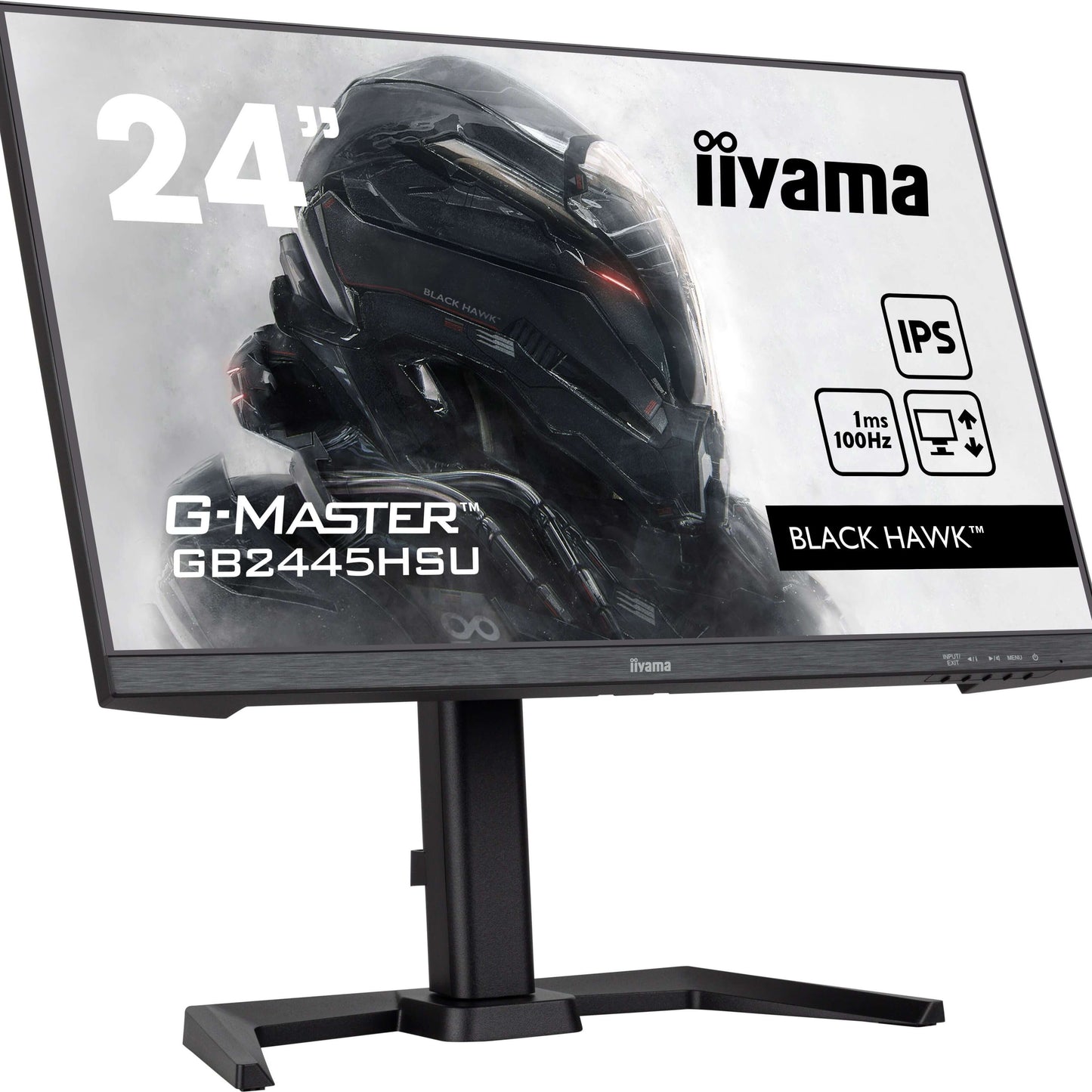 iiyama G-MASTER GB2445HSU-B2 LED display 60.5 cm (23.8") 1920 x 1080 pixels Full HD Black