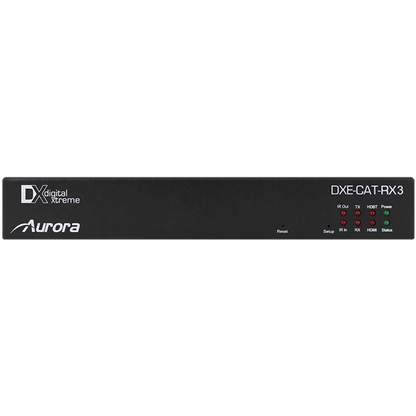 Aurora Multimedia DXE-CAT-RX3 HDBaseT Receiver w/Dual Relay & Audio