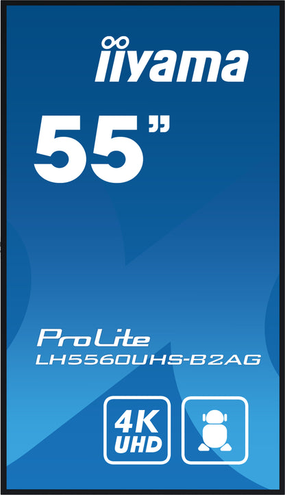 iiyama ProLite LH5560UHS-B2AG 55" 4K UHD Professional Digital Signage Display