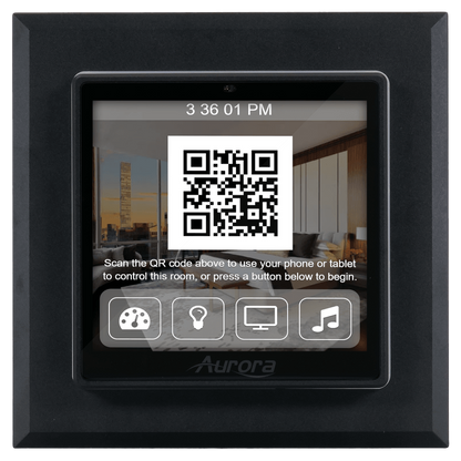 Aurora RXA-4-2G-B RXT-4WM 2 Gang Wall Adaptor Plate