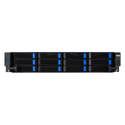 ASUS RS720-E11-RS12U Intel C741 Rack (2U) Black, Silver