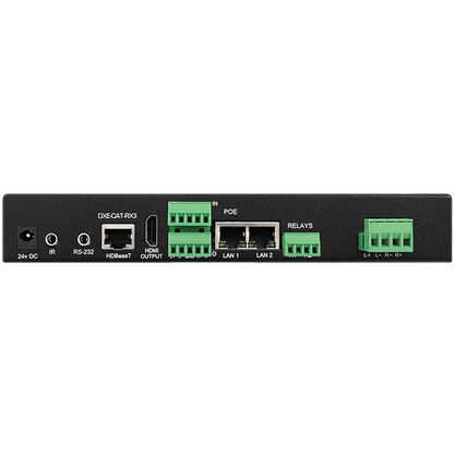 Aurora Multimedia DXE-CAT-RX3 HDBaseT Receiver w/Dual Relay & Audio