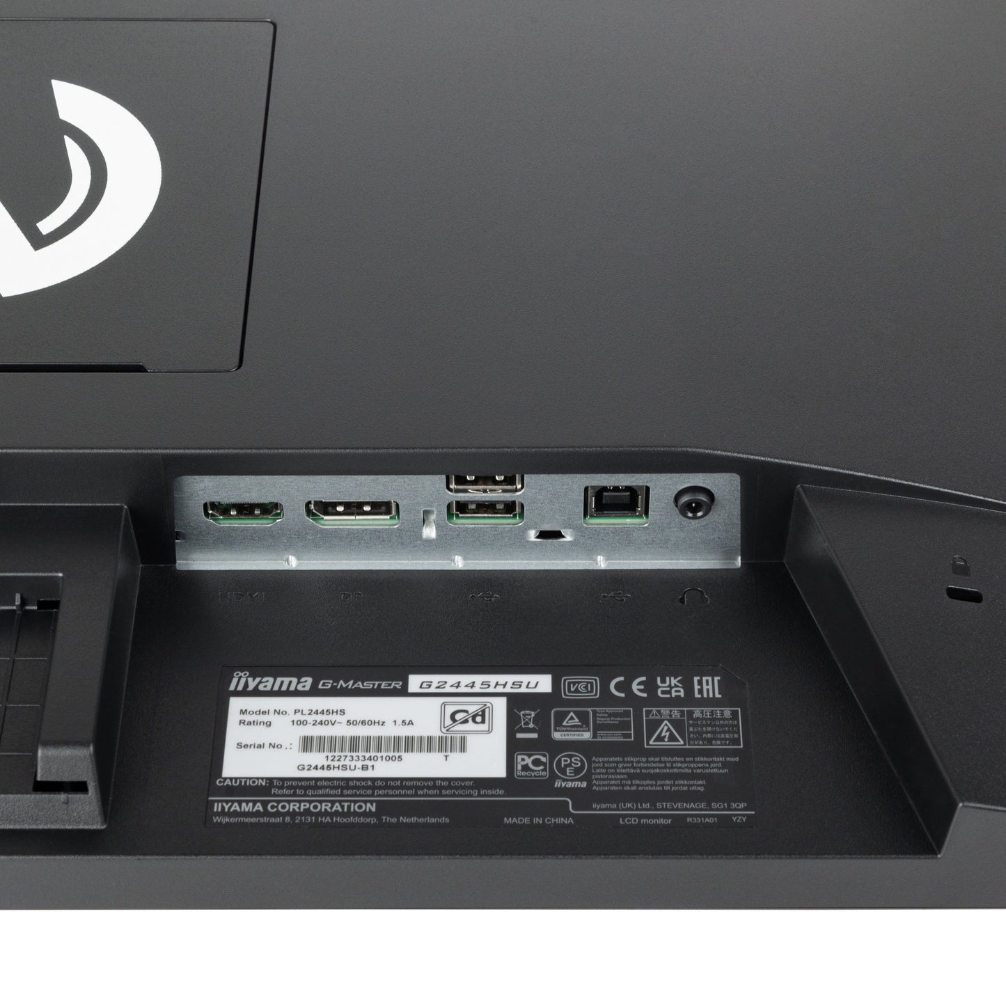 iiyama G-MASTER G2445HSU-B1 24" Monitor with IPS Panel Technology and 1ms MPRT