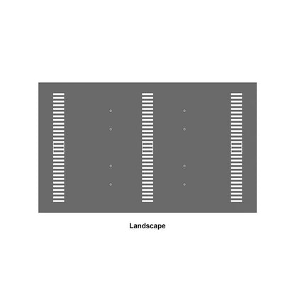 Multibrackets M Pro Series - Enclosure 49" Back Plate Medium Black