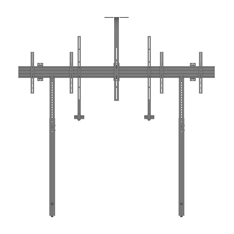 Multibrackets M Pro Series - Collaboration Side by Side 75" Floorsupport