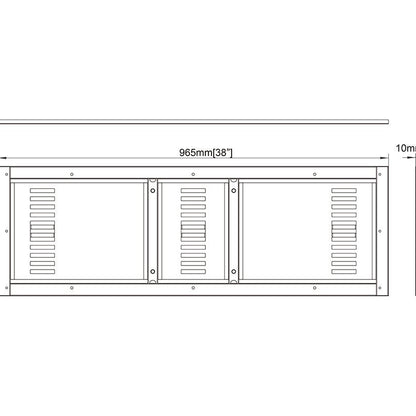 Multibrackets M Pro Series - Enclosure 37" Back Plate White
