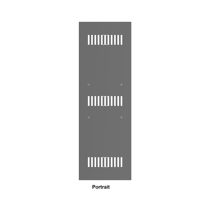 Multibrackets M Pro Series - Enclosure 37" Back Plate Black
