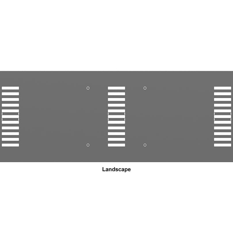 Multibrackets M Pro Series - Enclosure 37" Back Plate Black