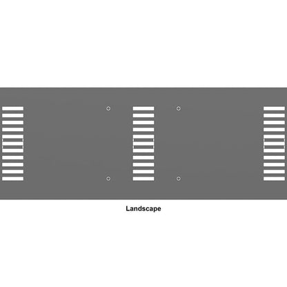 Multibrackets M Pro Series - Enclosure 37" Back Plate Black