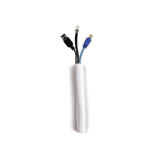 Multibrackets M Universal Cable Sock Self Wrapping 19mm White 25m