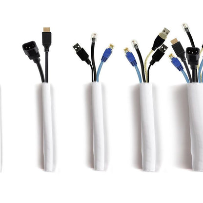 Multibrackets M Universal Cable Sock Self Wrapping 19mm White 25m