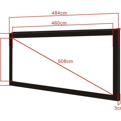 Multibrackets M 2.35:1 Framed Projection Screen 460x195, 200"