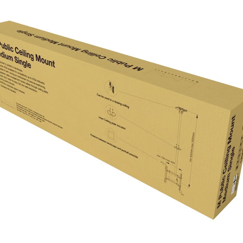 Multibrackets M Public Ceilingmount Medium Single 3000