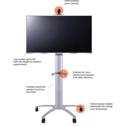 Multibrackets M Public Display Stand 145 Single Silver