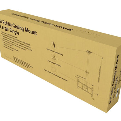 Multibrackets M Public Ceilingmount Large Single Black 3000