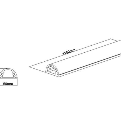 Multibrackets M Universal Cable Cover Black 50mm-W 1100-L