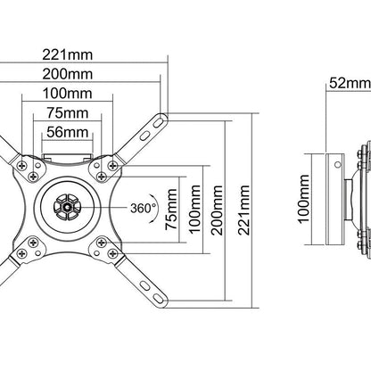 Multibrackets M VESA Wallmount 360 White