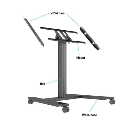 Multibrackets M Public Display Stand 110 HD Tilt & Table Black