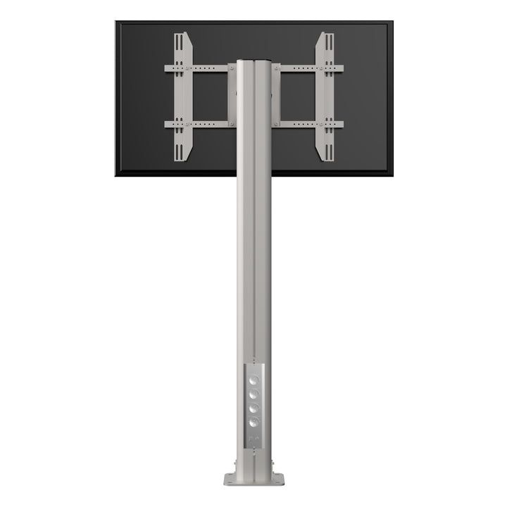Multibrackets M Public Display Stand Pillar 210 Silver, incl. 220V Power Rail