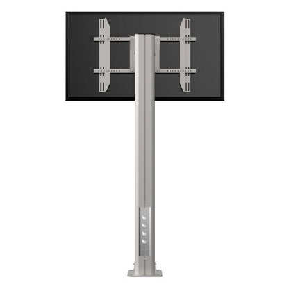 Multibrackets M Public Display Stand Pillar 210 Silver, incl. 220V Power Rail
