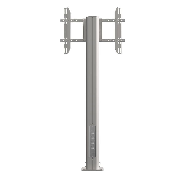 Multibrackets M Public Display Stand Pillar 210 Silver, incl. 220V Power Rail