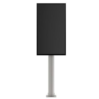 Multibrackets M Public Display Stand Pillar 210 Silver, incl. 220V Power Rail