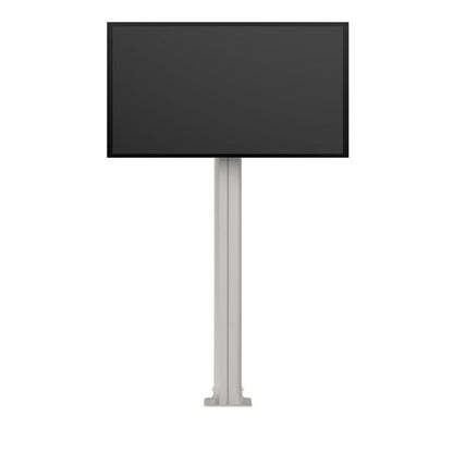 Multibrackets M Public Display Stand Pillar 210 Silver, incl. 220V Power Rail