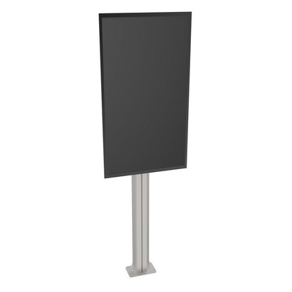 Multibrackets M Public Display Stand Pillar 210 Silver, incl. 220V Power Rail