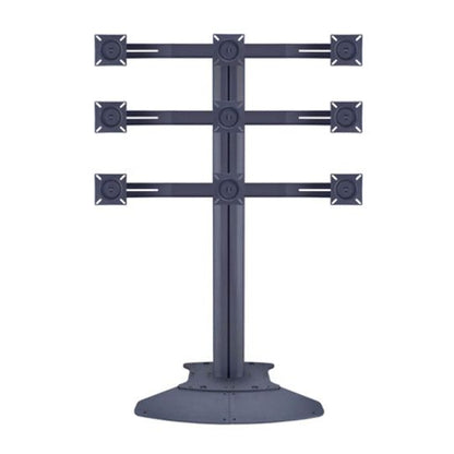 Multibrackets M Public Display Stand Triple Screen Mount 10"-24" Silver