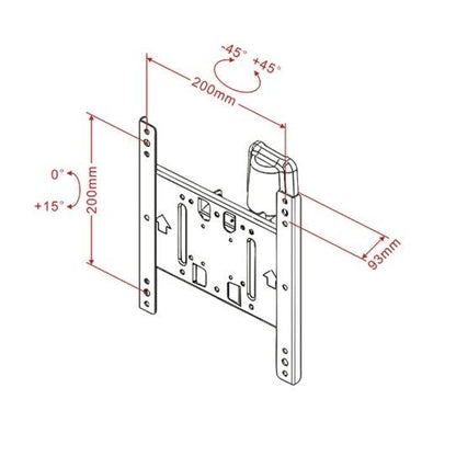 Multibrackets M VESA Flexarm Tilt & Turn I Small