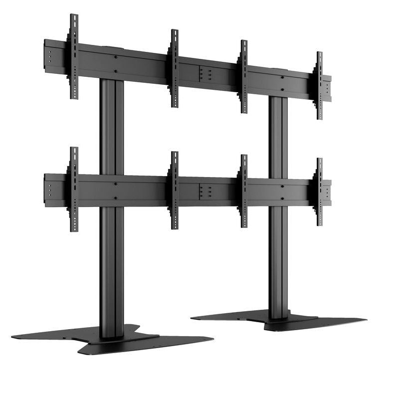 Multibrackets M Public Video Wall Stand 4-Screens 40-55" Black