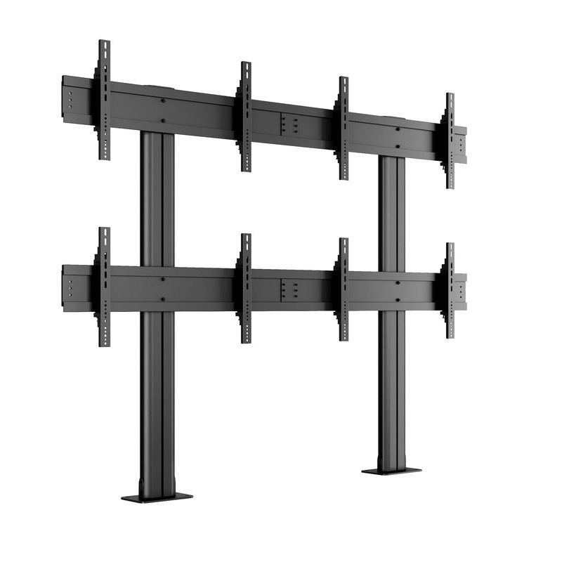 Multibrackets M Public Video Wall Stand 4-Screens 40-55" Black