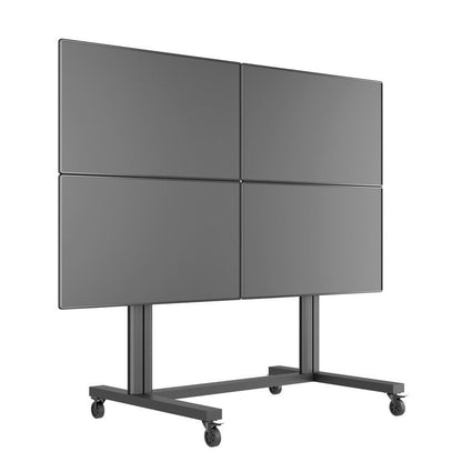 Multibrackets M Public Video Wall Stand 4-Screens 40-55" Black