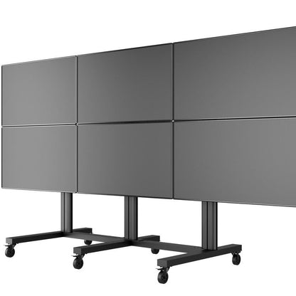 Multibrackets M Public Video Wall Stand 6-Screens 40-55" Black