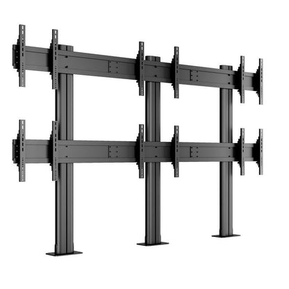 Multibrackets M Public Video Wall Stand 6-Screens 40-55" Black