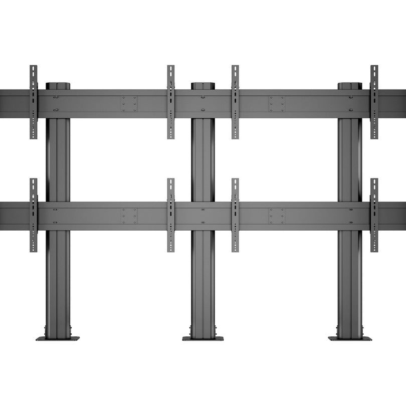 Multibrackets M Public Video Wall Stand 6-Screens 40-55" Black