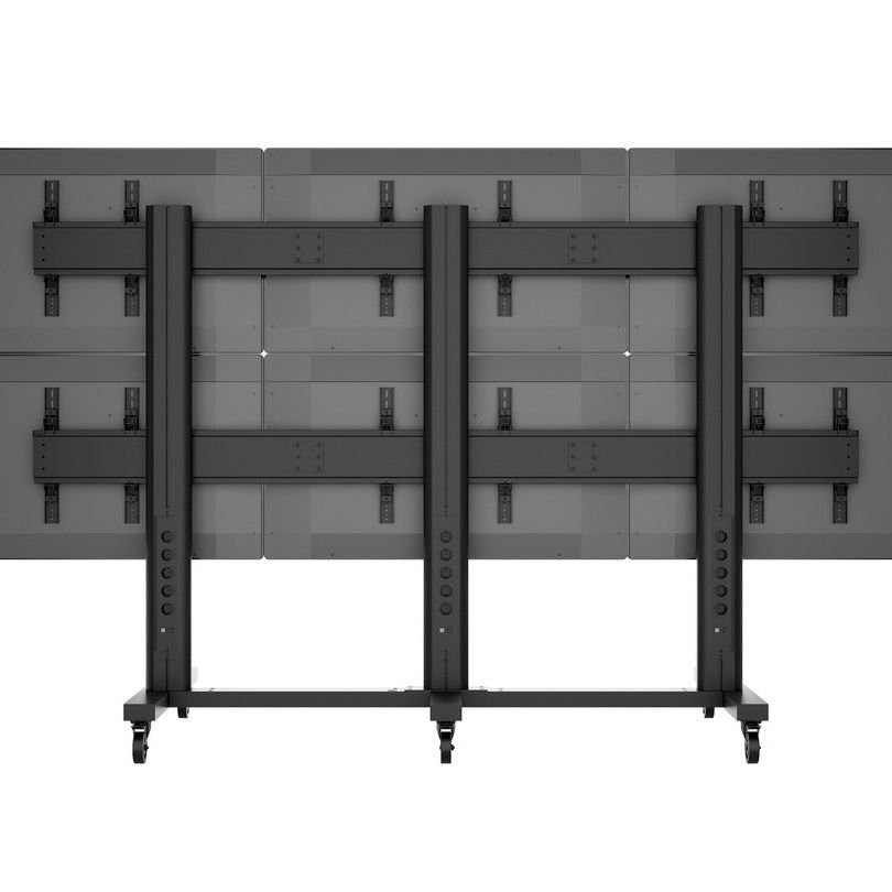 Multibrackets M Public Video Wall Stand 6-Screens 40-55" Black