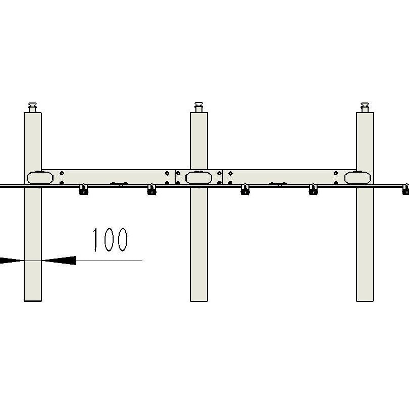 Multibrackets M Public Video Wall Stand 6-Screens 40-55" Black