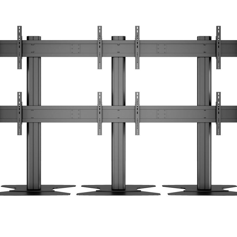 Multibrackets M Public Video Wall Stand 6-Screens 40-55" Black